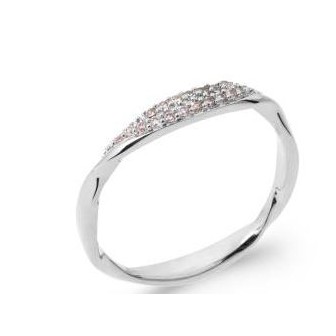 Bague argent rhodié 925/000 oz 1911010