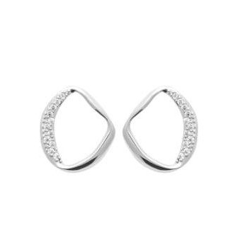 Boucles d'oreilles argent rhodié 925/000 oz 1586910