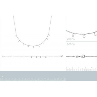 Bracelet argent rhodié 925/000 oz 87343118