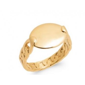 Bague plaqué-or 750/000 3 microns 2910000