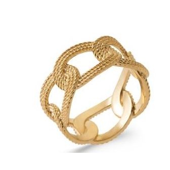 Bague plaqué-or 750/000 3 microns 2PLK200