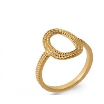 Bague plaqué-or 750/000 3 microns 2910100