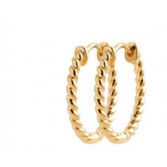 Créoles plaqué-or 750/000 3 microns 2634920