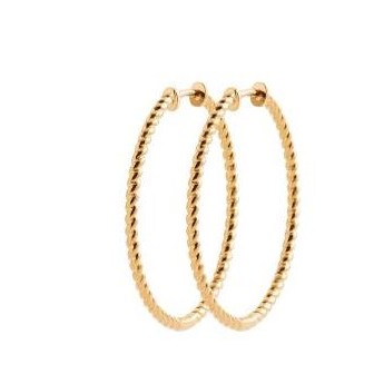 Créoles plaqué-or 750/000 3 microns 2634940