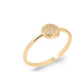 Bague plaqué-or 750/000 5 microns oz 2288310