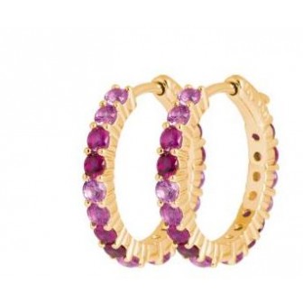 Créoles plaqué-or 750/000 3 microns oz 2632680