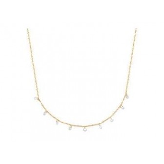 Collier plaqué-or 750/000 3 microns oz NBV43145