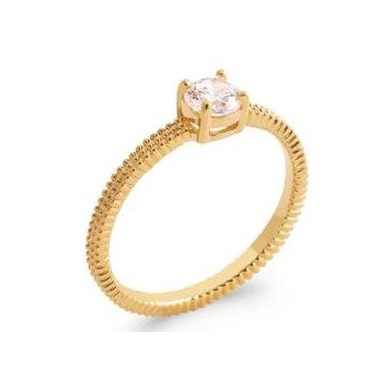 Bague plaqué-or 750/000 5 microns oz NBV2310