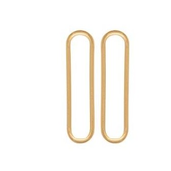 Boucles d'oreilles plaqué-or 750/000 3 microns 2585800