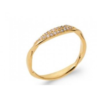 Bague plaqué-or 750/000 5 microns oz IJH1010