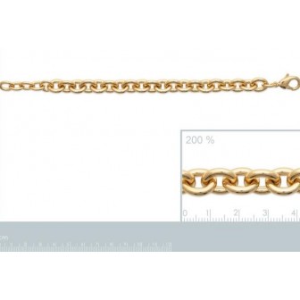 Bracelet plaqué-or 750/000 3 microns 292005
