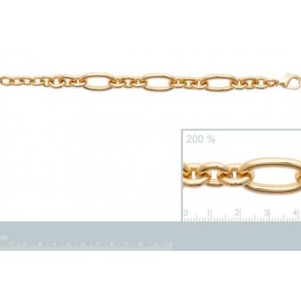 Bracelet plaqué-or 750/000 3 microns 292004