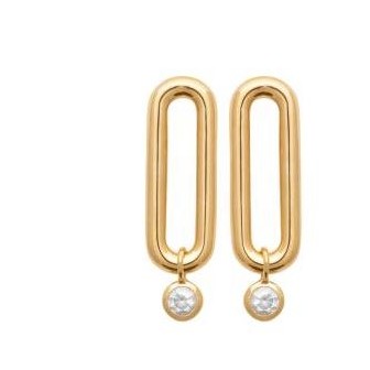 Boucles d'oreilles 750/000 3 microns oz 2587210