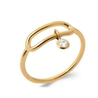 Bague plaqué-or 750/000 5 microns oz 2911610