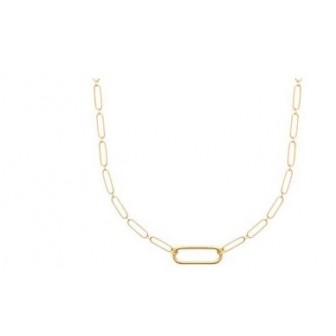 Collier plaqué-or 750/000 3 microns 92179545