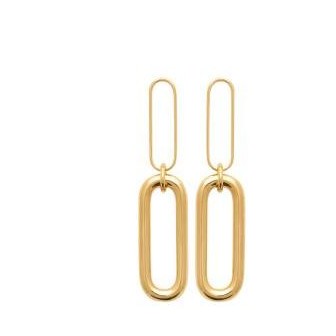 Boucles d'oreilles plaqué-or 750/000 3 microns 2586700