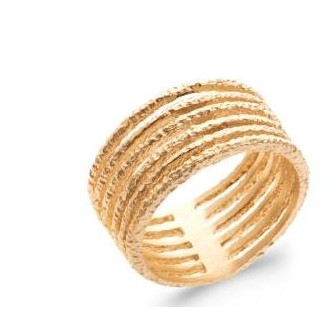 Bague plaqué-or 750/000 3 microns 2296600