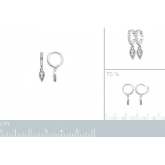 CREOLE ARGENT 925/000 RHODIE OZ 1638410