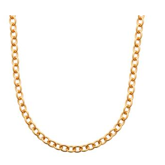 COLLIER PLAQUE -OR 750/000 3MICRONS 292008