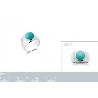 Bague argent 925/000 rhodié Amazonite 1921960