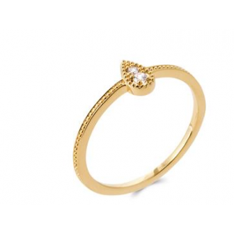 Bague plaqué-or 750/000 5 microns oz 2921010