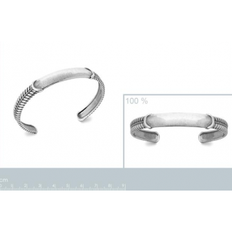 Jonc argent 925/000 homme 821870