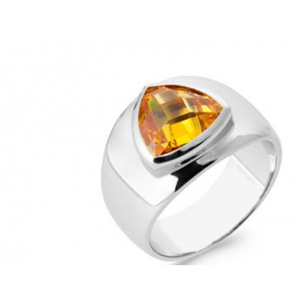 Bague argent rhodié 925/000 oz DER4390