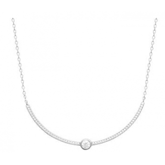 Collier argent rhodié 925/000 oz 87357145