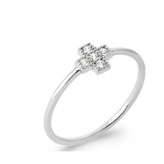 Bague argent rhodié 925/000 1917310