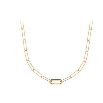Collier plaqué-or 750/000 3 microns 92187245