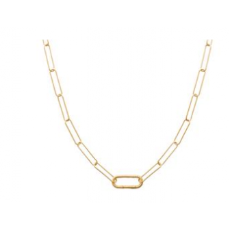 Collier plaqué-or 750/000 3 microns DER87145