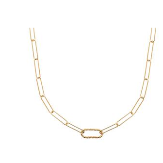 Collier plaqué-or 750/000 3 microns 92187045