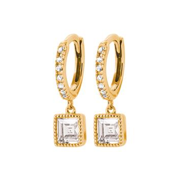 Créoles plaqué-or 750/000 3 microns oz 2643810