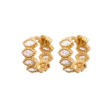 Créole plaqué-or 750/000 3 microns oz 2643710