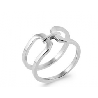 Bague argent rhodié 925/000 DZA7600