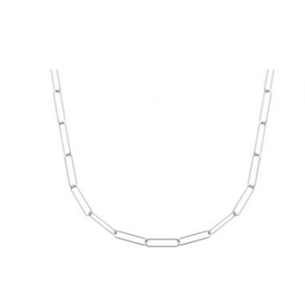 Collier argent rhodié 925/000 DZA78845