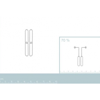 Boucles d'oreilles argent rhodié 925/000 7585600