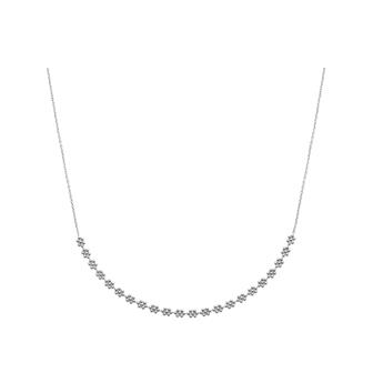 Collier argent rhodié 925/000 DZA85645
