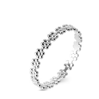 Bague argent rhodié 925/000 DZA5400