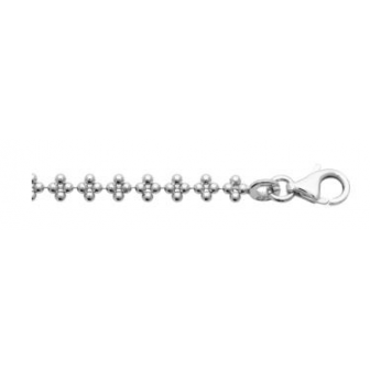 Bracelet Chaîne argent rhodié 925/000 DZA882