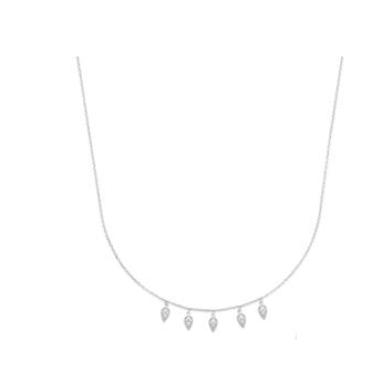 Collier argent rhodié 925/000 oz 87355745