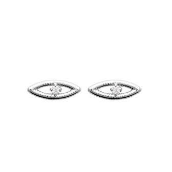 Boucles d'oreilles argent rhodié 925/000 oz DZA4210