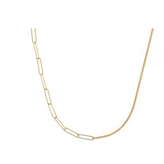 Collier plaqué-or 750/000 3 microns DZA877