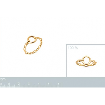 Bague plaqué-or 750/000 3 microns 2918700