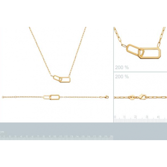 Bracelet plaqué-or 750/000 3 microns 92183918