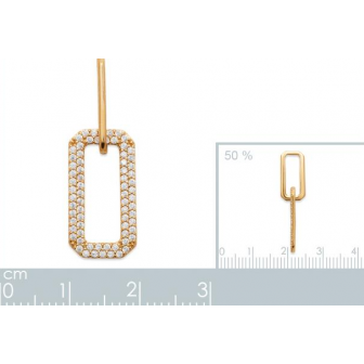 Pendentif plaqué-or 750/000 3 microns oz 2771910