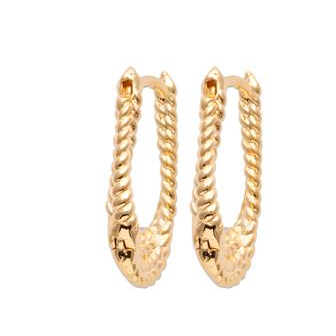 Créoles plaqué-or 750/000 3 microns 2640400