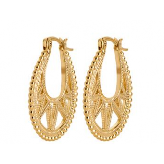 Créoles plaqué-or 750/000 3 microns 2644700