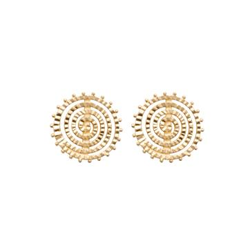 Boucles d'oreilles plaqué-or 750/000 3 microns 2594600