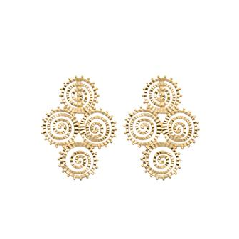 Boucles d'oreilles plaqué-or 750/000 3 microns 2594700